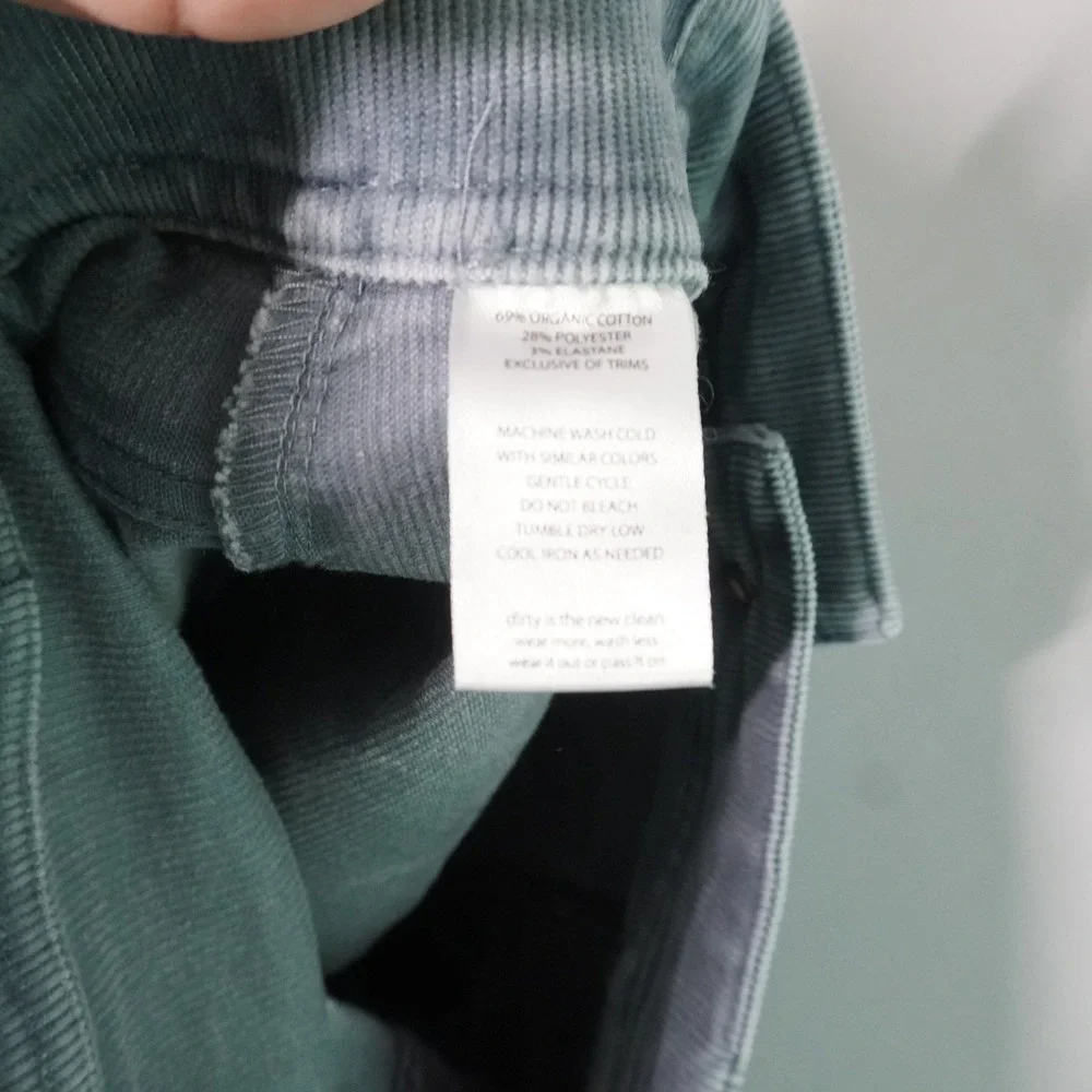 Toad&Co Corduroy Shorts Pull On Waist Pockets Casual Blue Size 8 - Picture 7 of 7